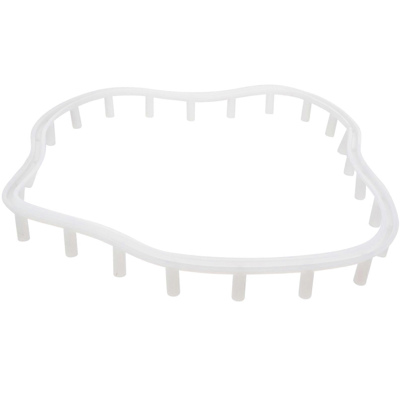 DIY Silicone Tray Mold for Epoxy Resin Projects White Color Fadeless Reusable