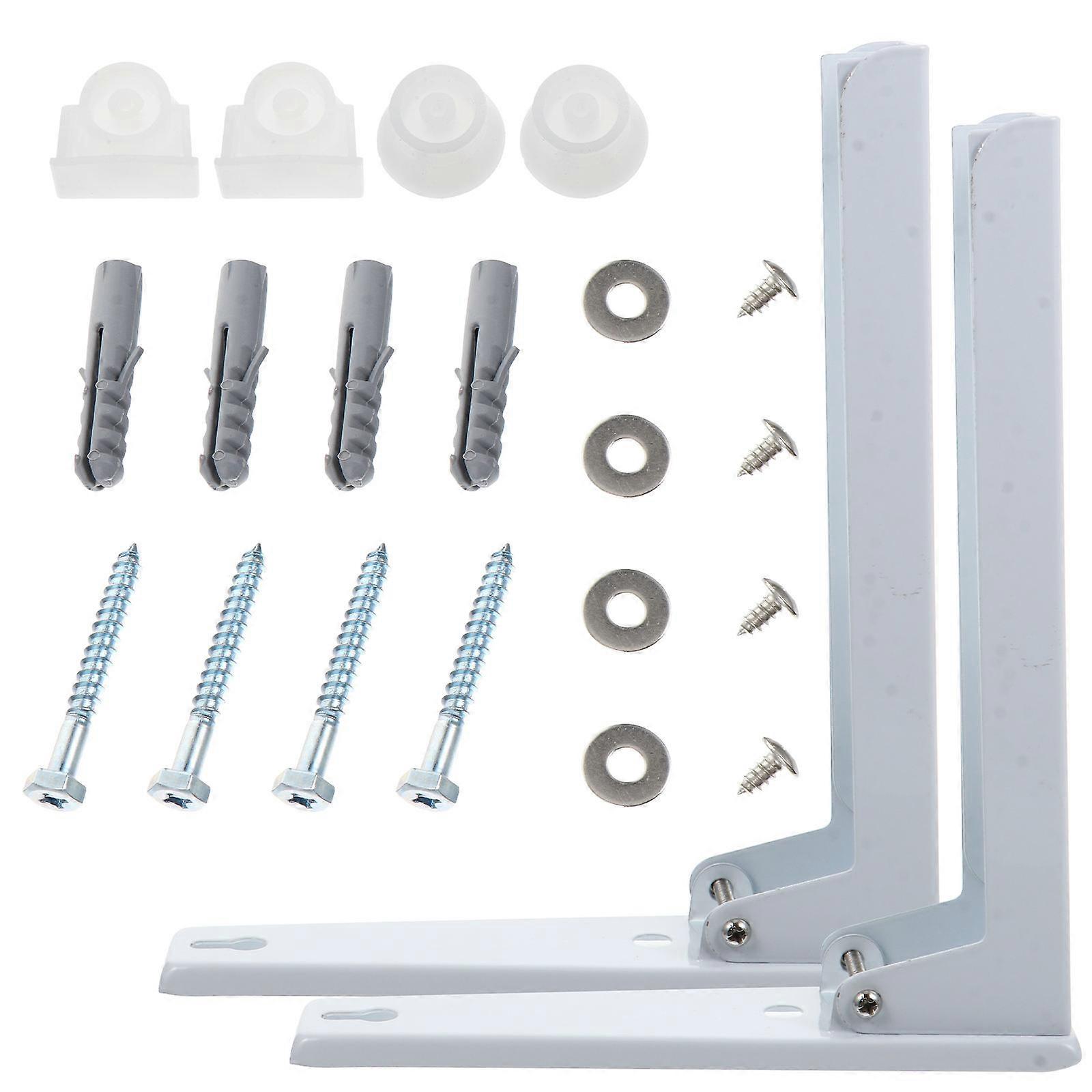 Wall-Mounted Oven Rack Rustproof Foldable Bracket For Microwave Oven Kitchen Use 1Pcs