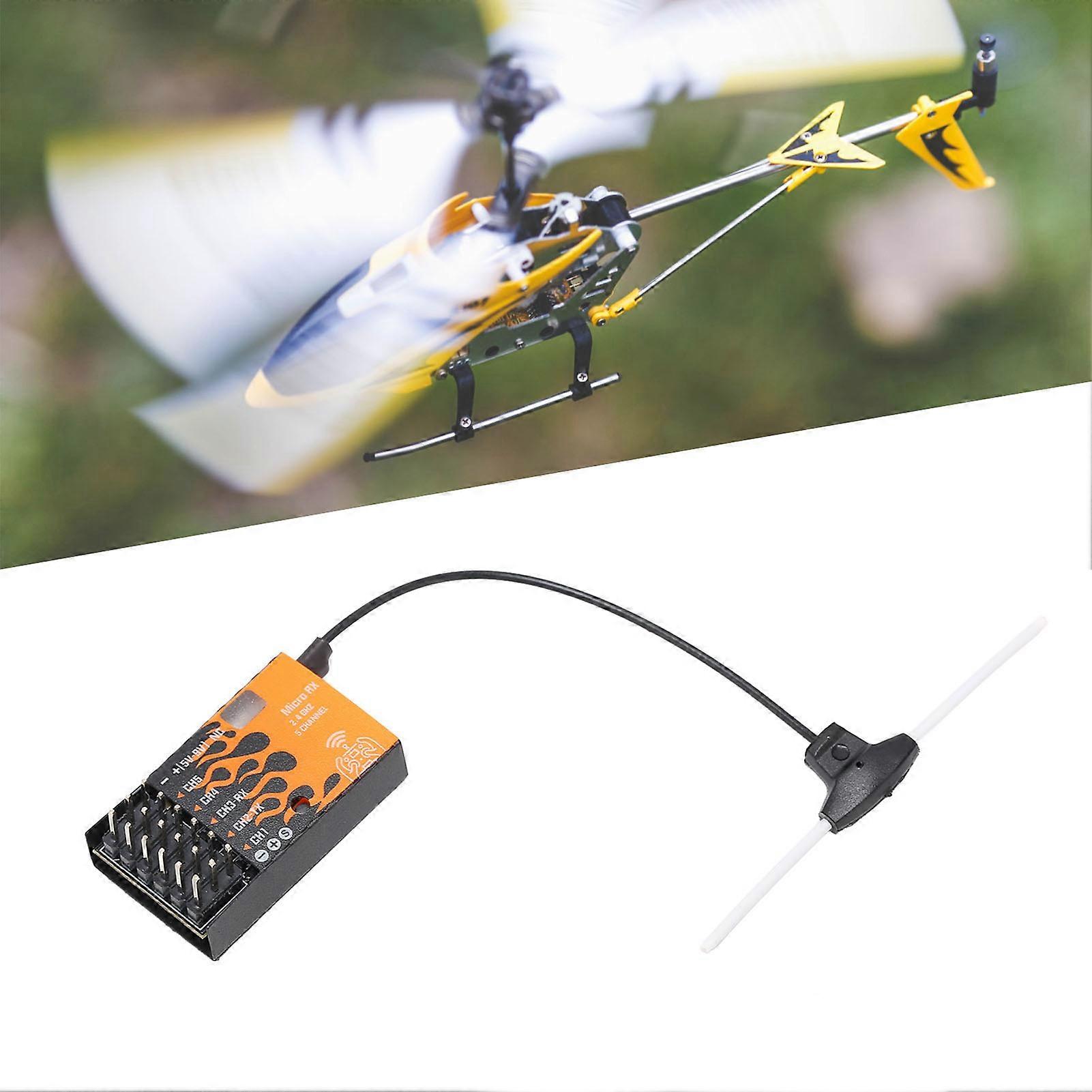 ExpressLRS Micro Receiver Support 5 CH PWM Outputs Failsafe Function with IPEX MHF T Antenna for RC Helicopters Cars Boats 