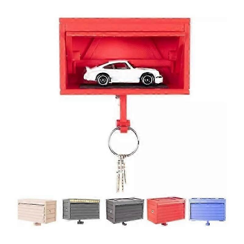 Porte-clés de garage de voiture avec porte ouvrante, porte-clés pour mur Hot 5 couleur