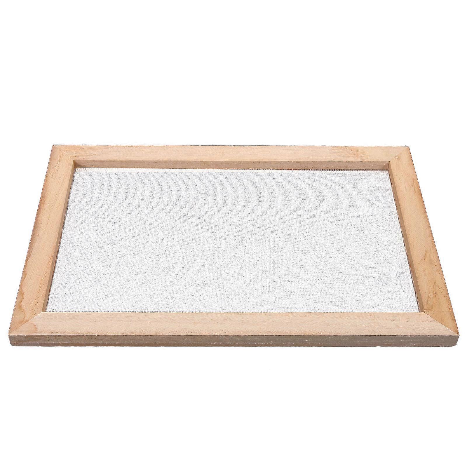 1 Set of Wooden Paper Making Mold and Screen Frame for DIY Paper Craft
