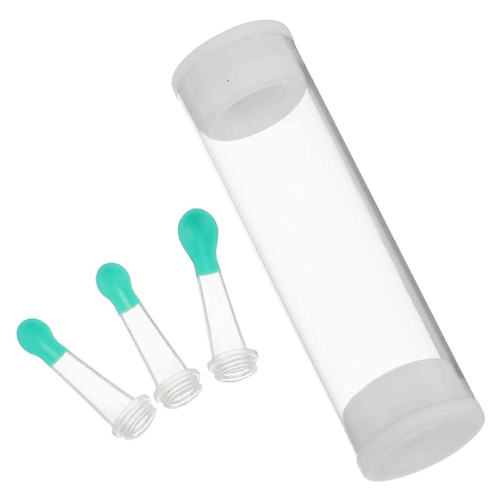 3pcs Soft Silicone Ear Scoop Replacement Tips for Ear Cleaning Tools – Flexible, Lightweight Wax Removal Accessories for Teens & Adults, Home Use