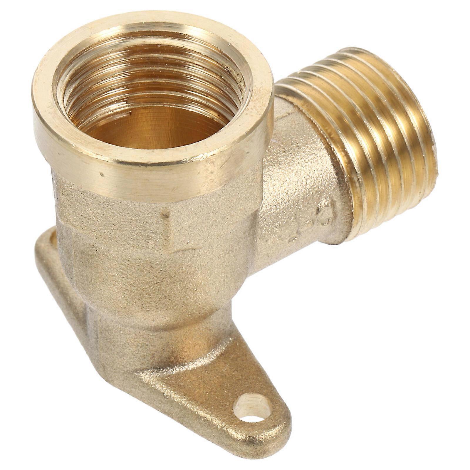 Copper Water Hose Elbow Adapter Leak Resistant Plumbing Connector For Versatile Hose Connections In Various Water Systems