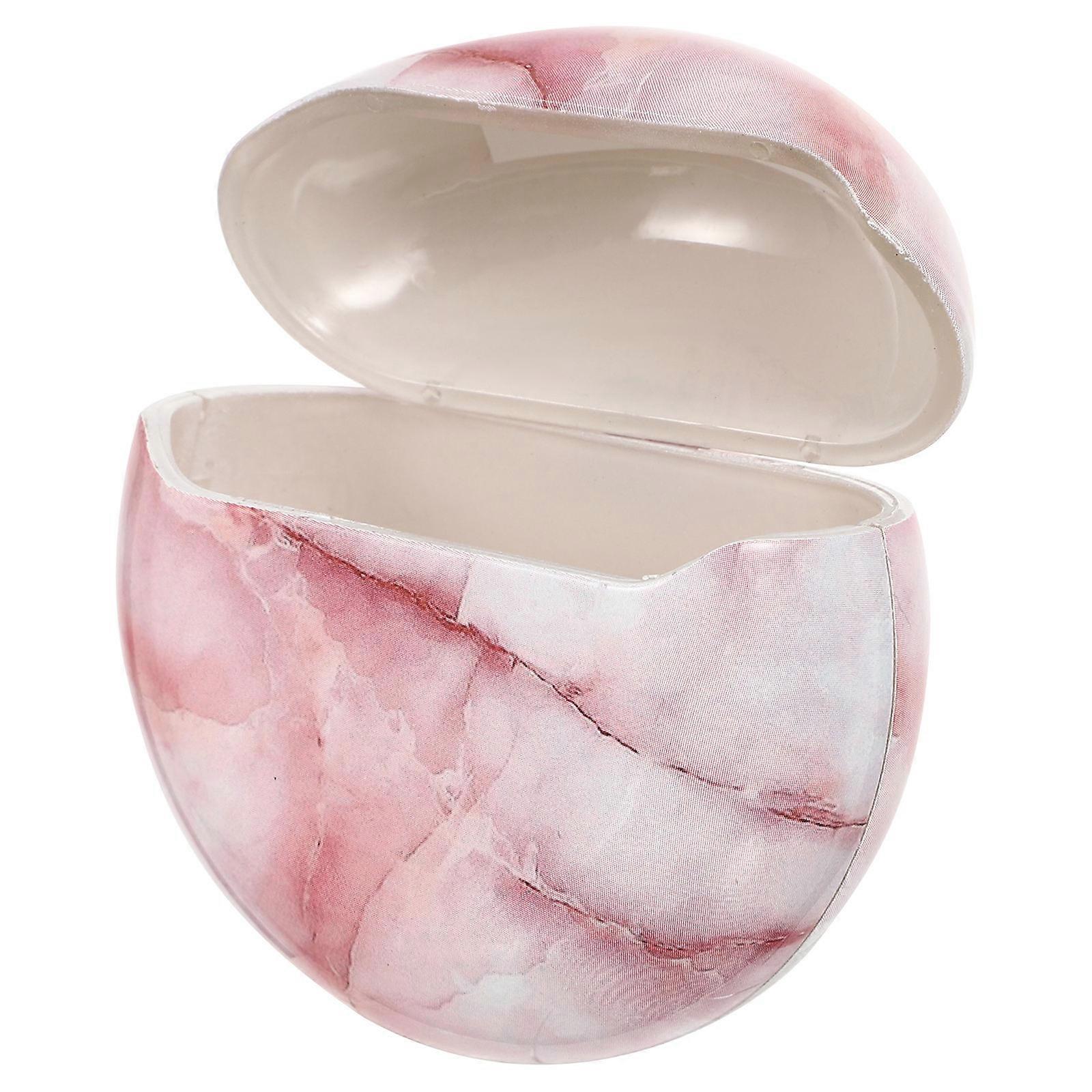 Wireless Earbud Case Storage And Protection Marbling Shape Unisex Item 6.5x6.5x2.4 Cm 1Pack