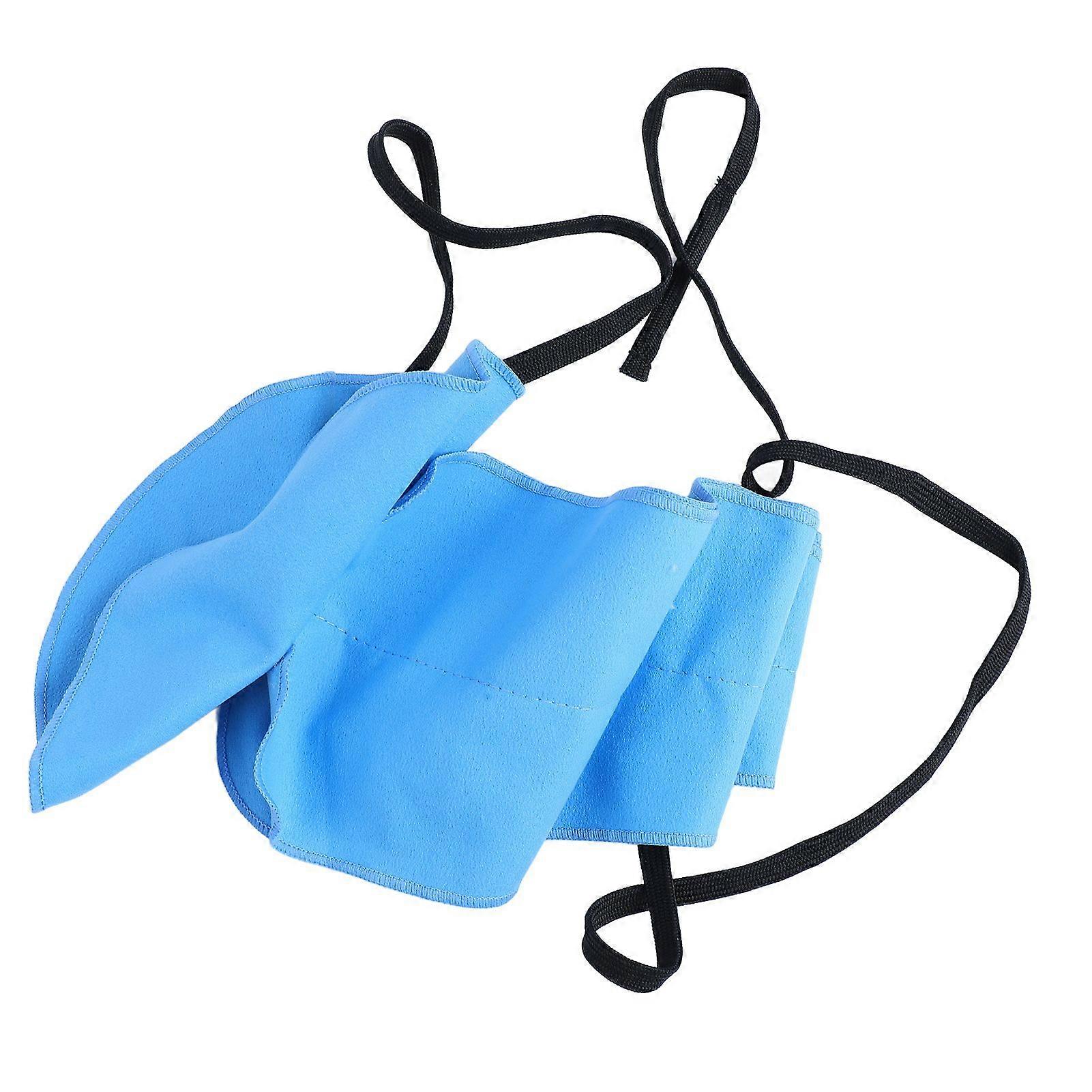 Saxophone Cleaning Cloth Clarinet Wiping Cloth Tube Inside Care Tool for Woodwind Instruments Blue