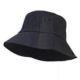 Big Head Bucket Hat Large Size Men Chin Strap UPF50+ Cotton Summer Sun Hat Windproof Fishing Outdoor Cap Women-Good