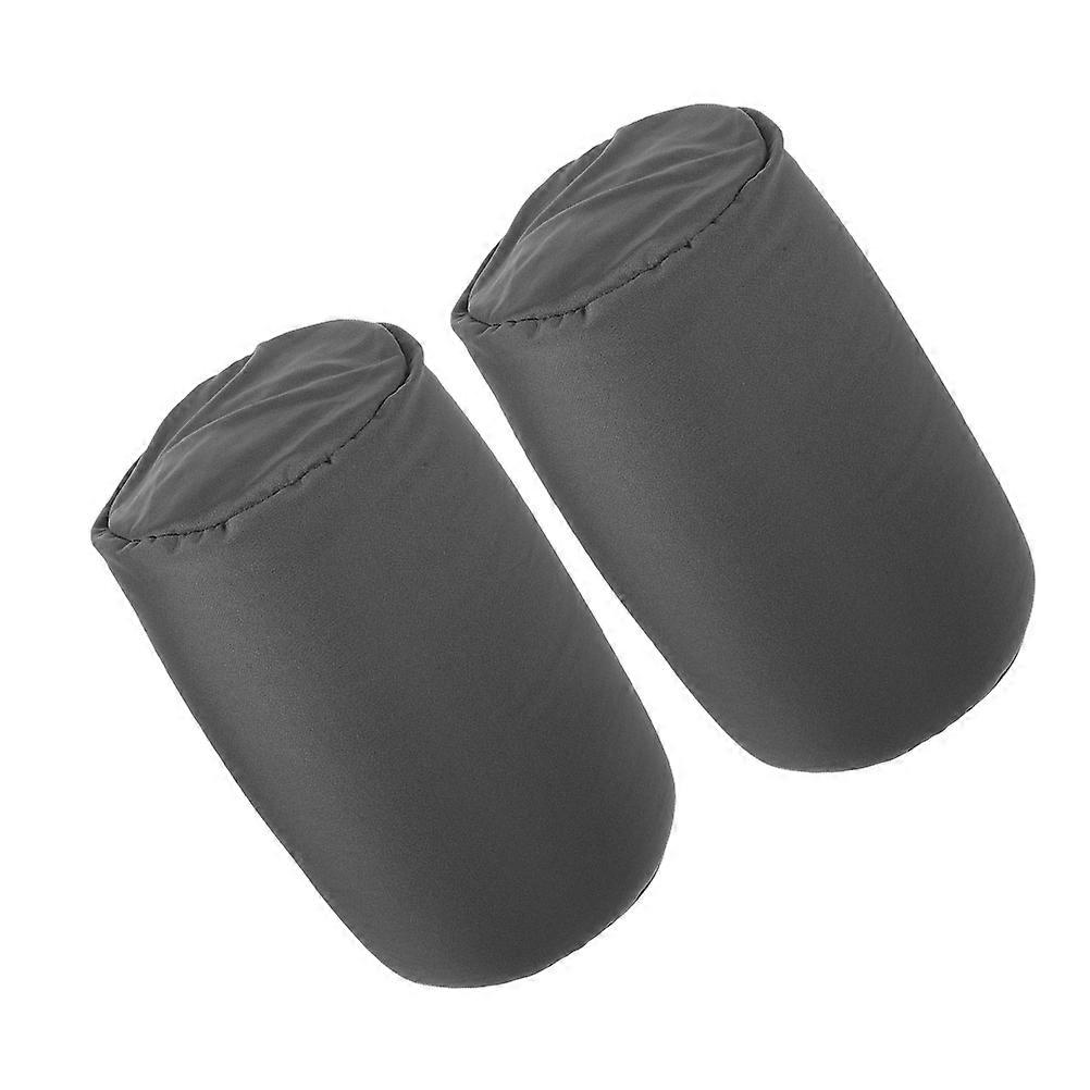 Ergonomic Neck Pillow Roll For Sofa 2Pcs Grey Ideal For And