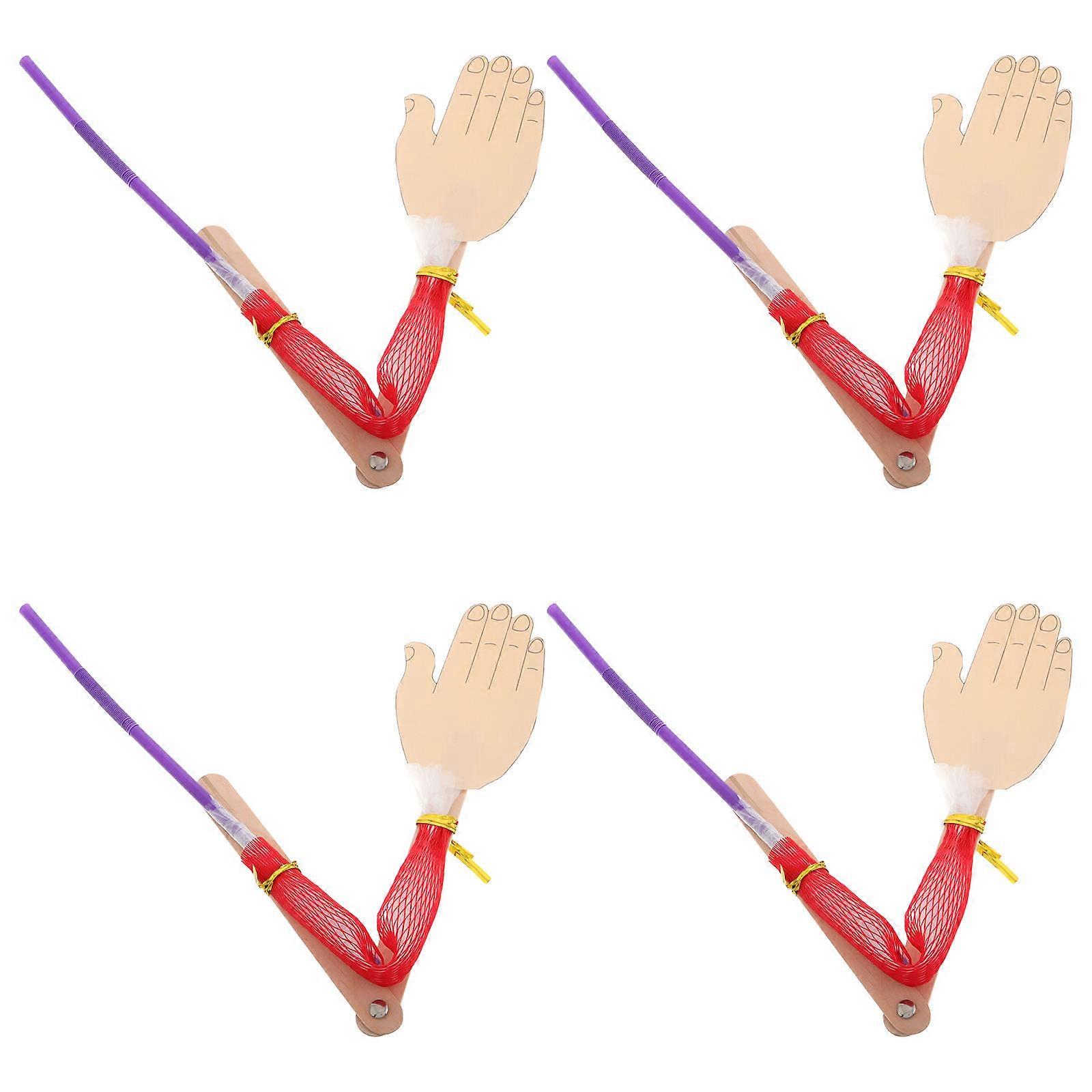 Anatomy Model Body Part Model Realistic Anatomical Model Science Kits For Home Education Red Color Wooden Material Educational Use 4Pcs