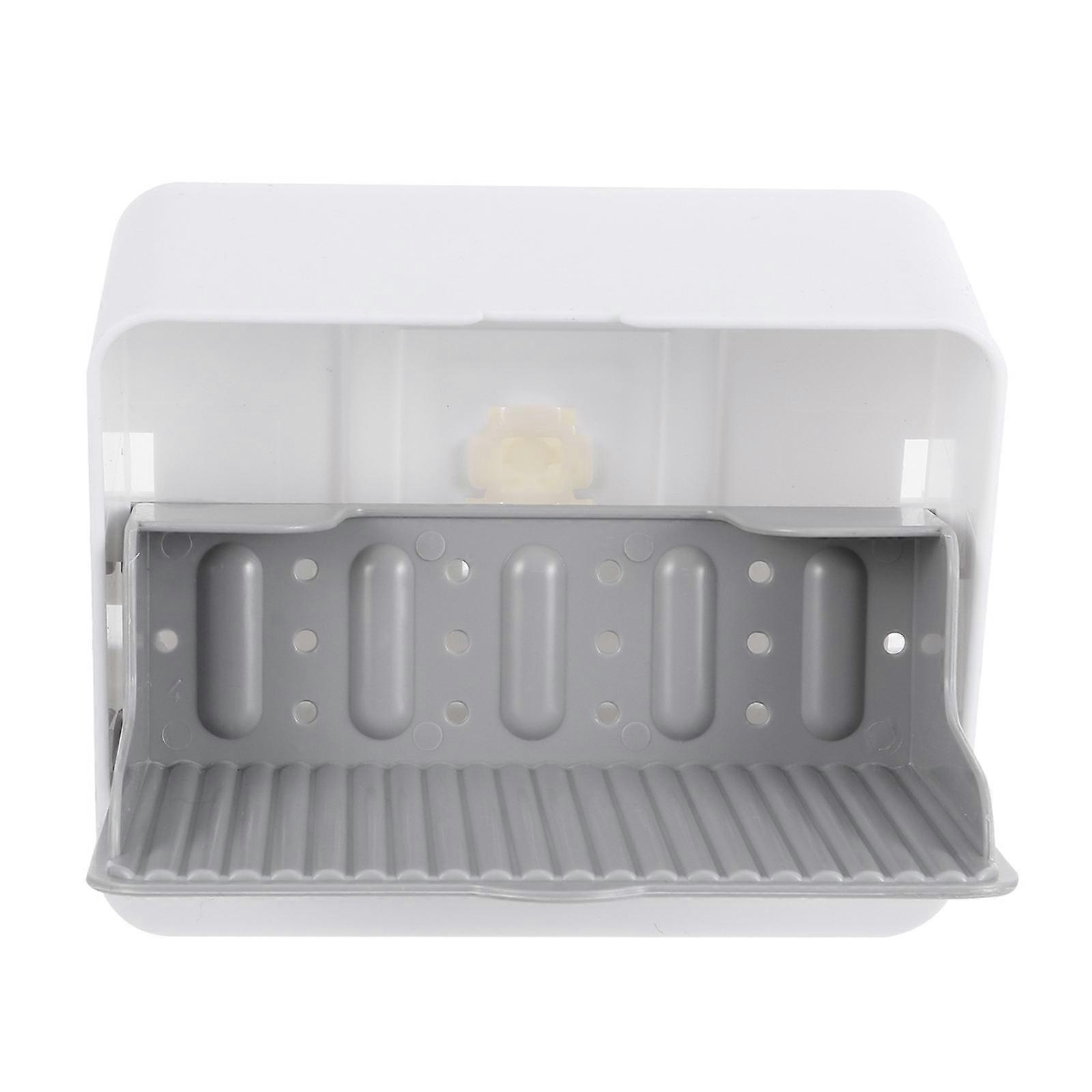 Plastic Storage Shelves 1 Pc Wall-mounted Drain Bracket Suitable For Family Use Featuring Strong Load-bearing And Soap Storage Capabilities