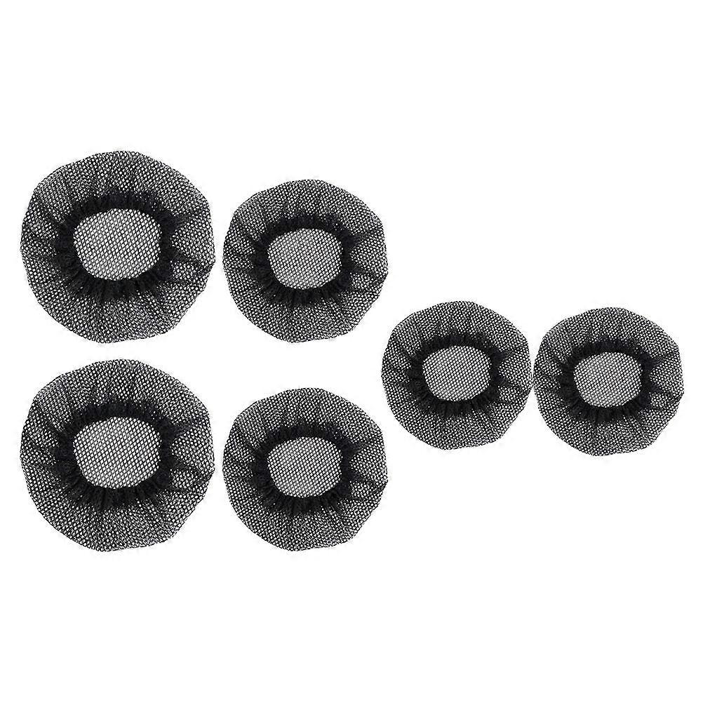 6pcs Elastic Hair Nets for Women – Lightweight Invisible Mesh Snood Bun Holders for Dance, Ballet, and Competition – Durable & Breathable Hair