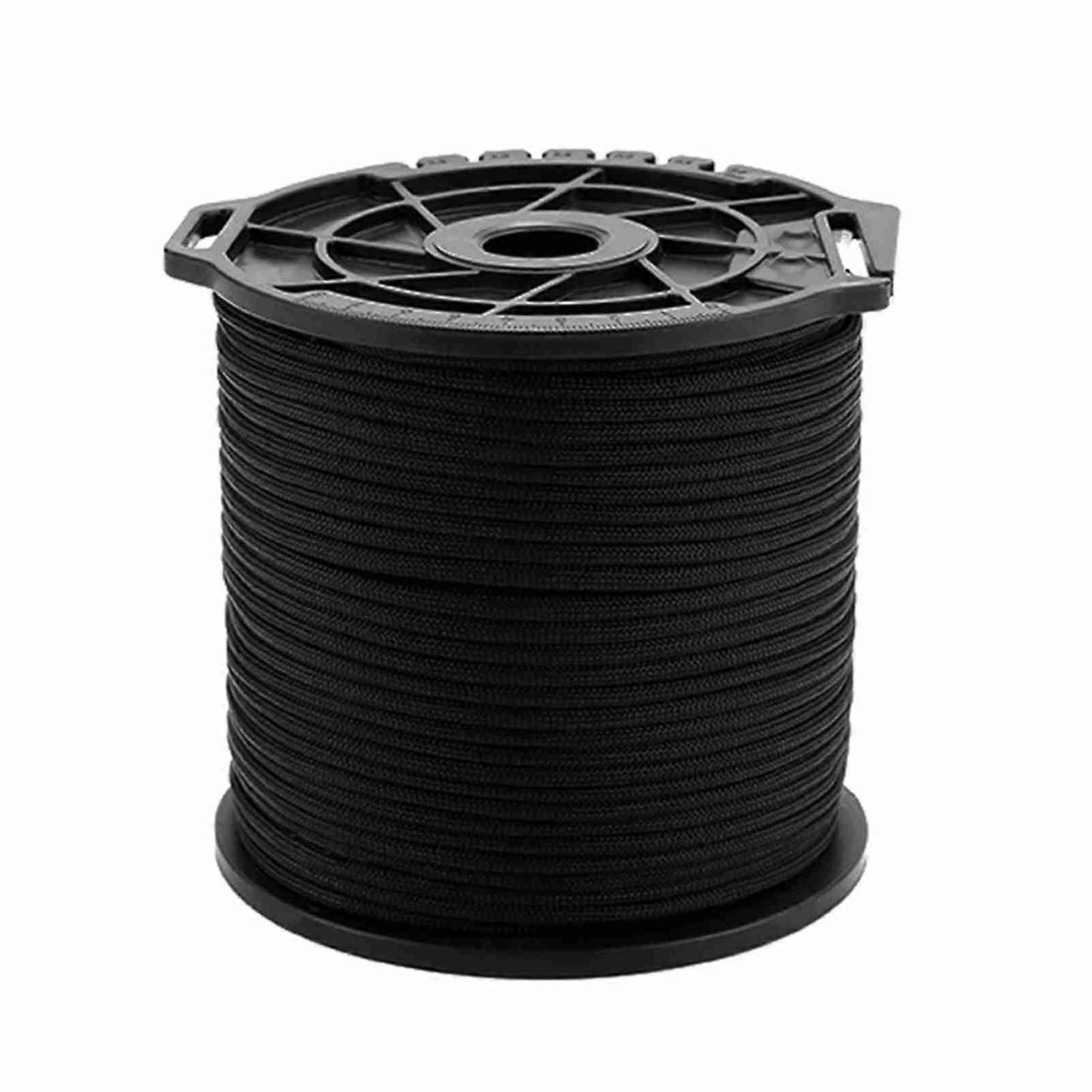 आउटडोर मल्टी-फंक्शन स्पूल 9कोर पैराकार्ड रस्सी 4 मिमी मोटी बाइंडिंग रस्सी क्लोथलाइन टेंट विंड रोप क्लाइम्बिंग रोप