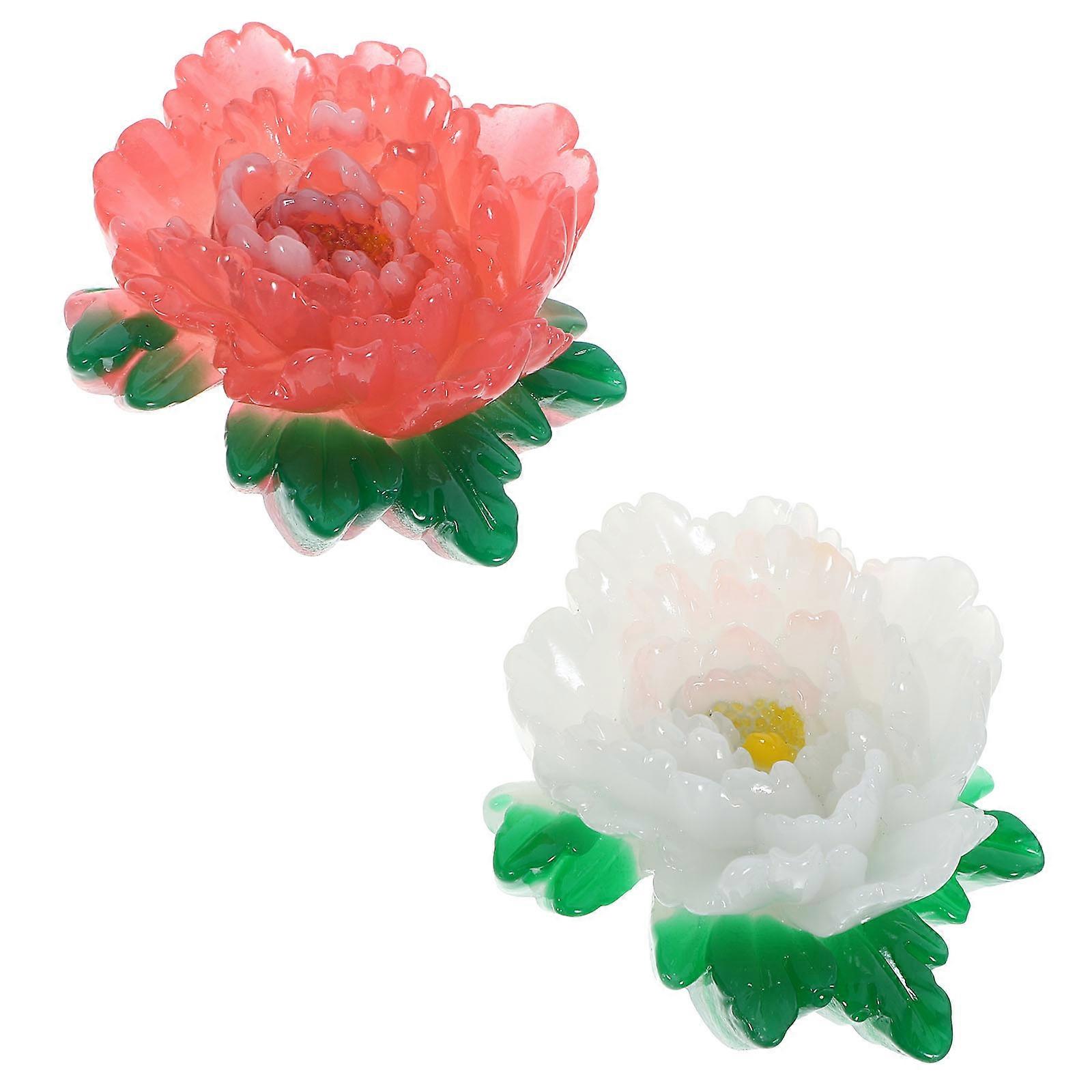Creative Resin Fridge Magnets for Decoration with Assorted Colors and Magnet Material 2pcs