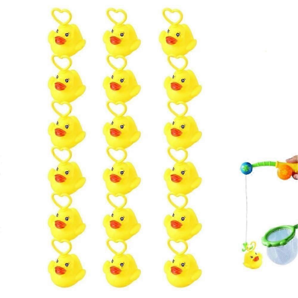 20 قطعة لعبة صيد البط التعريفي مع هوك ، هوك لعبة بطة في الهواء الطلق