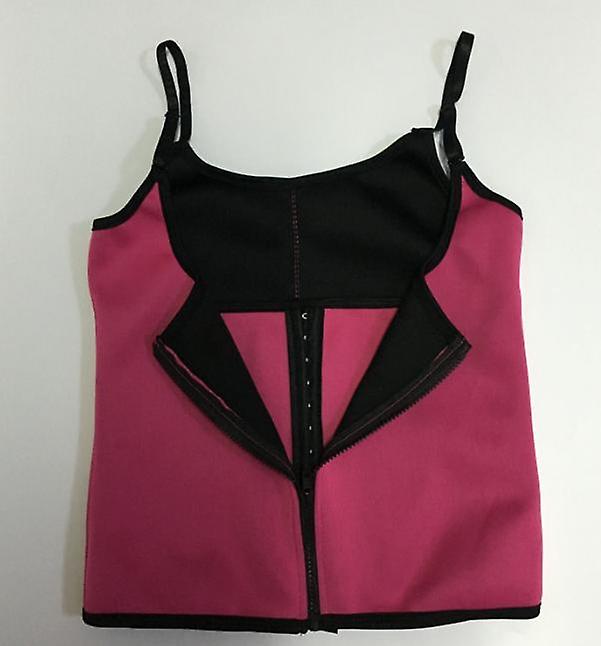 Zip-up Ladies Body Contouring Court Corset Neoprene 3-layer Patch Sweat Vest Shapewear