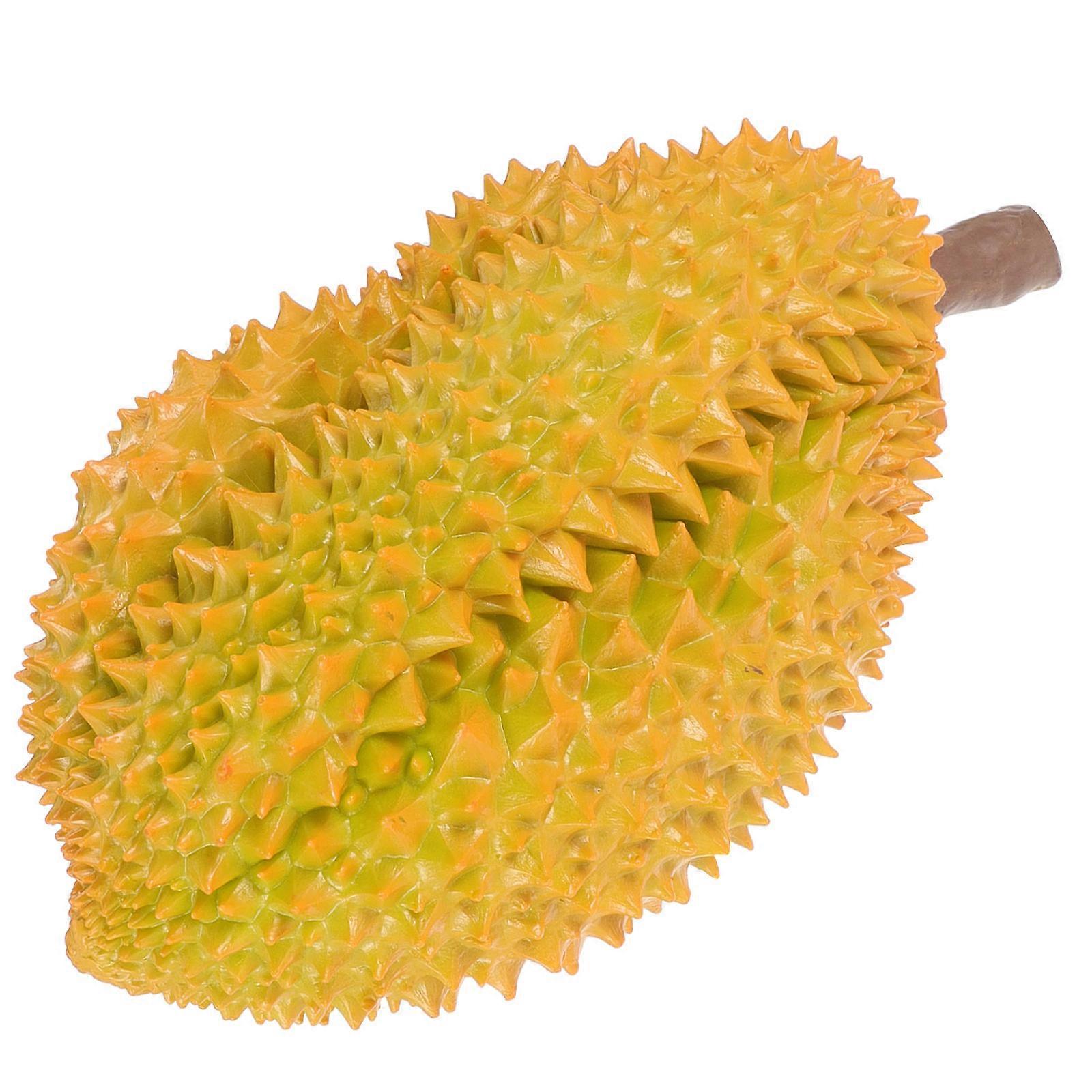 Artificial Decorative Fruit Simulation Durian Model Fake Fruit Prop For Living Room Decor 36x17x17cm Safe And Secure 1Pack