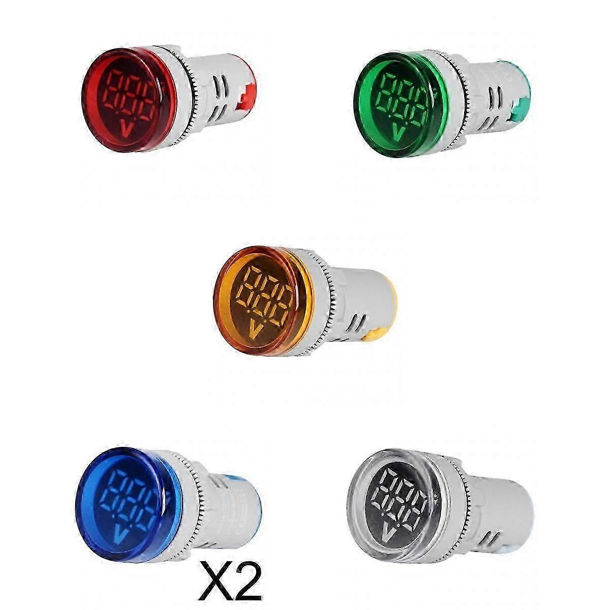 6x Voltmeter 12-500V Voltage Meter Indicator