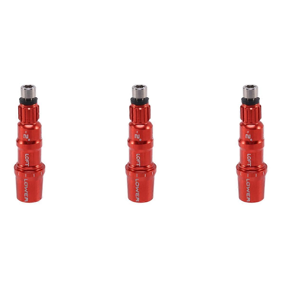 3X 335 RH Golf Adapter Sleeve for SIM, M1,M2,M3,,M5,M6 Custom Driver Red