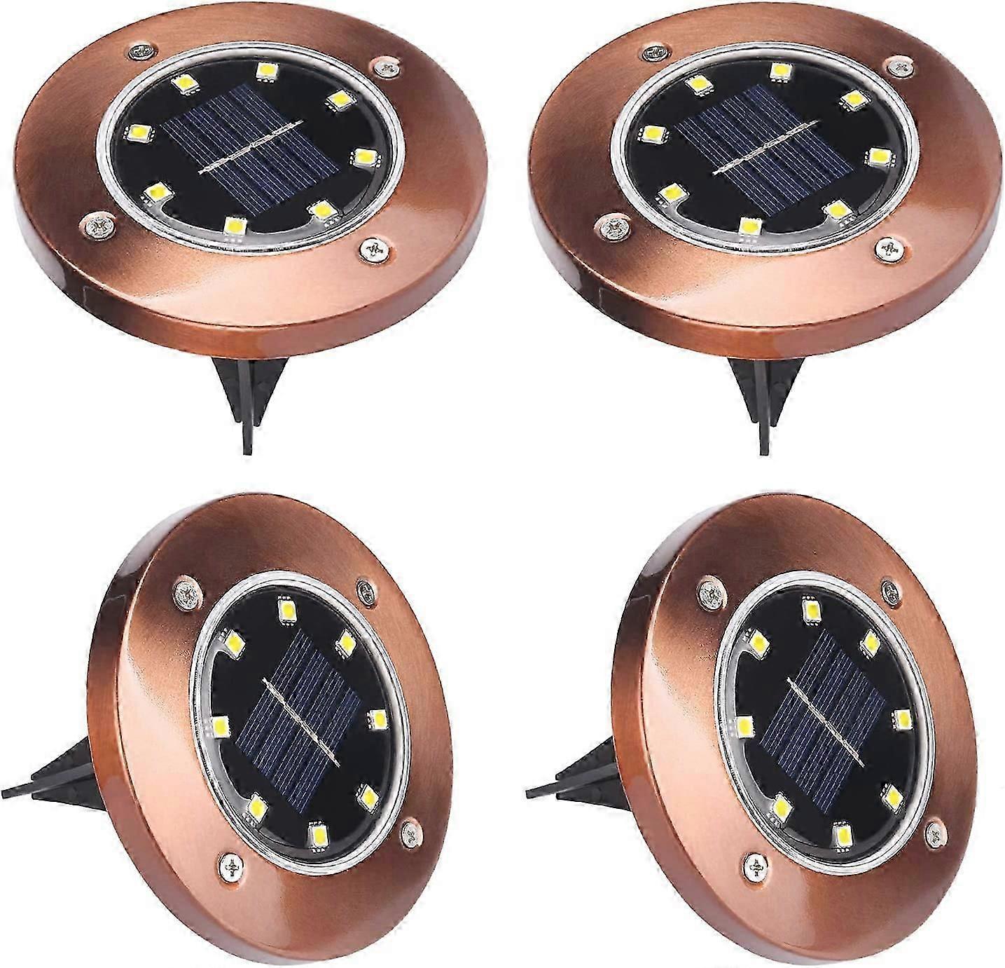 Waterproof In-Ground Lighting Set of 4 for Garden Pathways