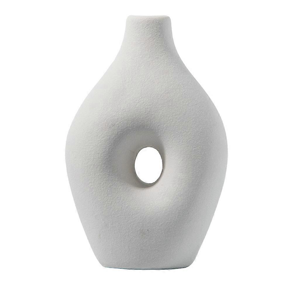 Vases for home decoration, versatile ceramic holder suitable for greenery displays