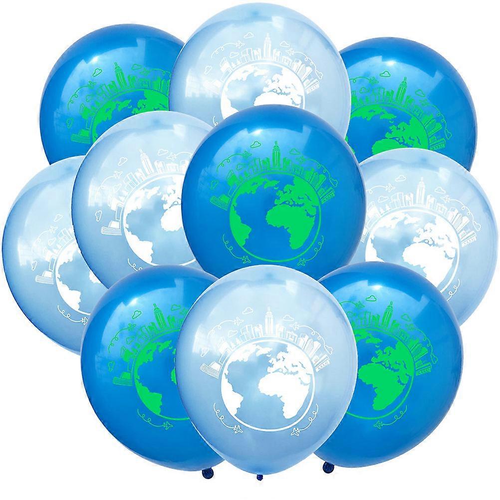 Blue Latex Balloons for Decor Made of Great for Party Decoration and Photo Prop 12 Inches
