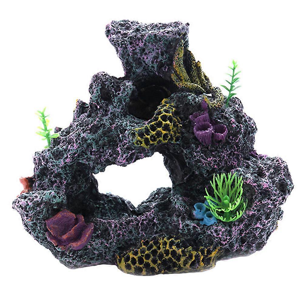 Fish Tank Ornament, Premium Resin Coral Landscape for Aquariums and Gardens