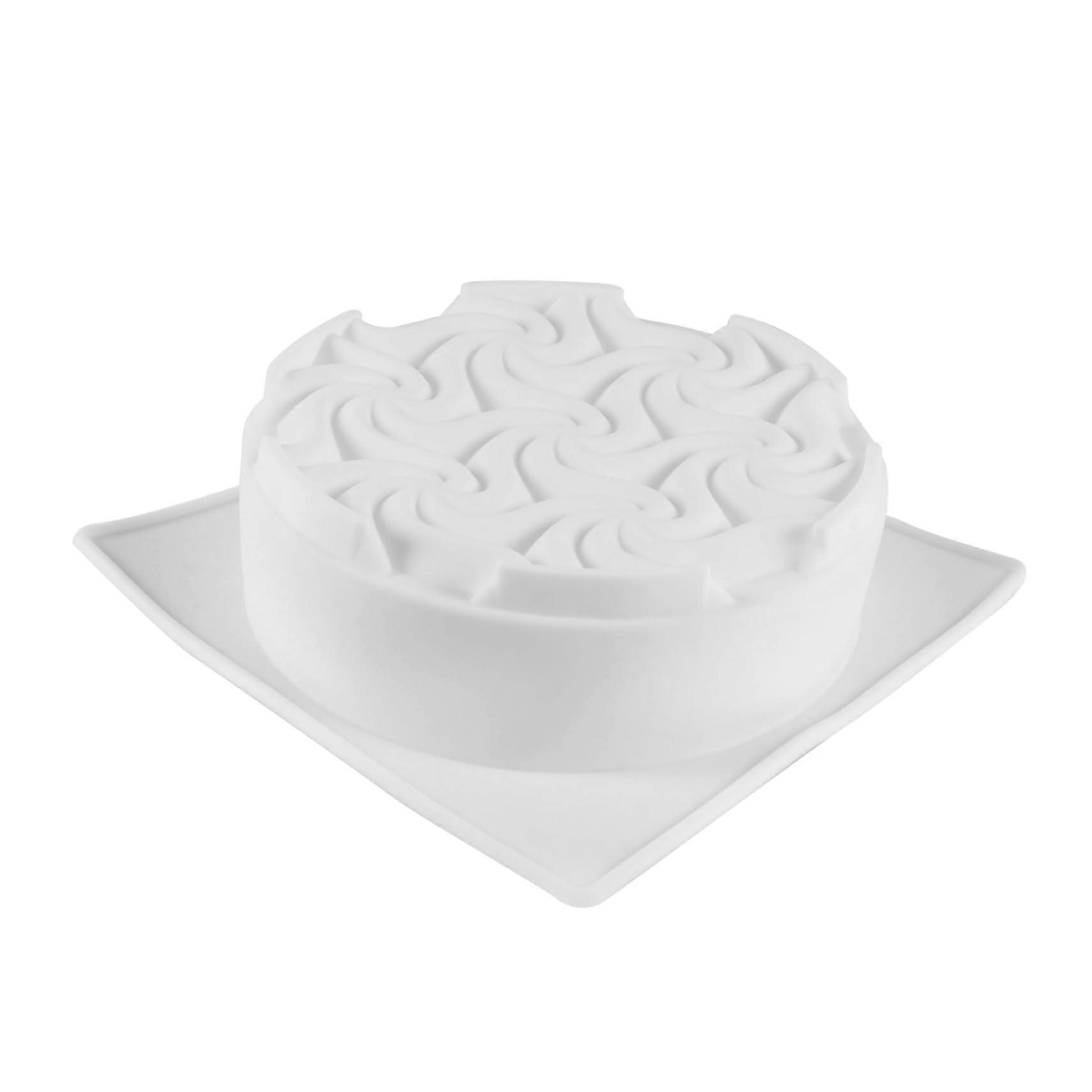 Silicone Non-Stick Cake Mould 1 x Practical Baking Aid for Mousse, Mini Cheesecakes, and Candy - White Silica Gel