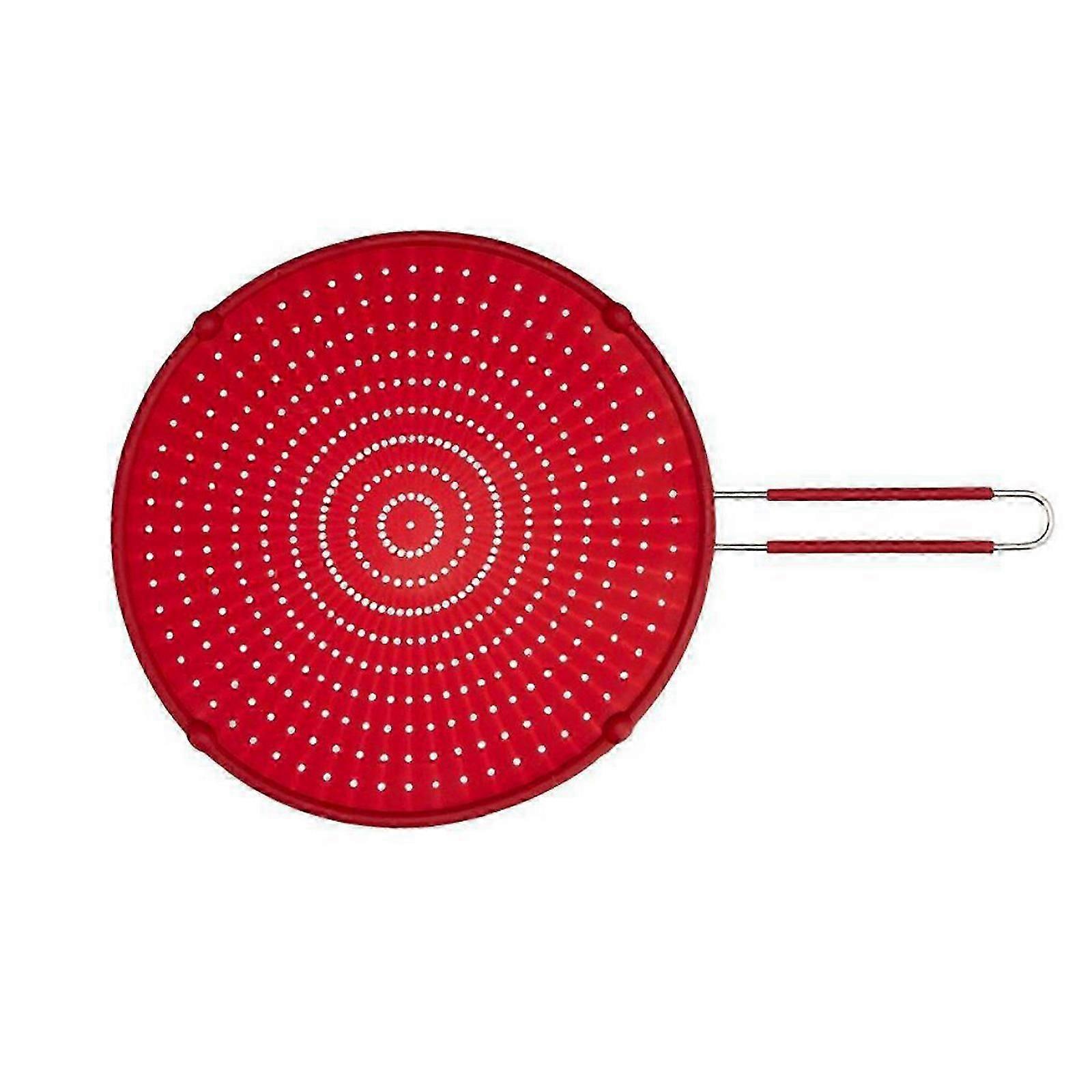 Silicone Splatter Screen for Cooking Suitable for 13" Frying Pan, Grease Splatter Guard Heat Resistant Multi-Use Splatter Screen Easy to Use and Clean