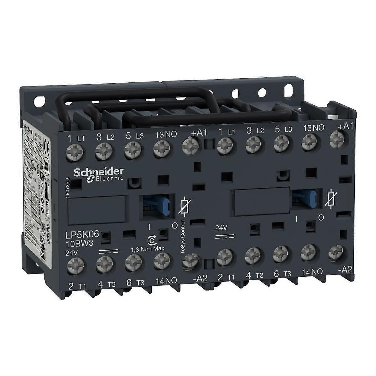 Schneider Contactor 24v Dc 6a 3-pole Tesys K Lp5k0610bw3