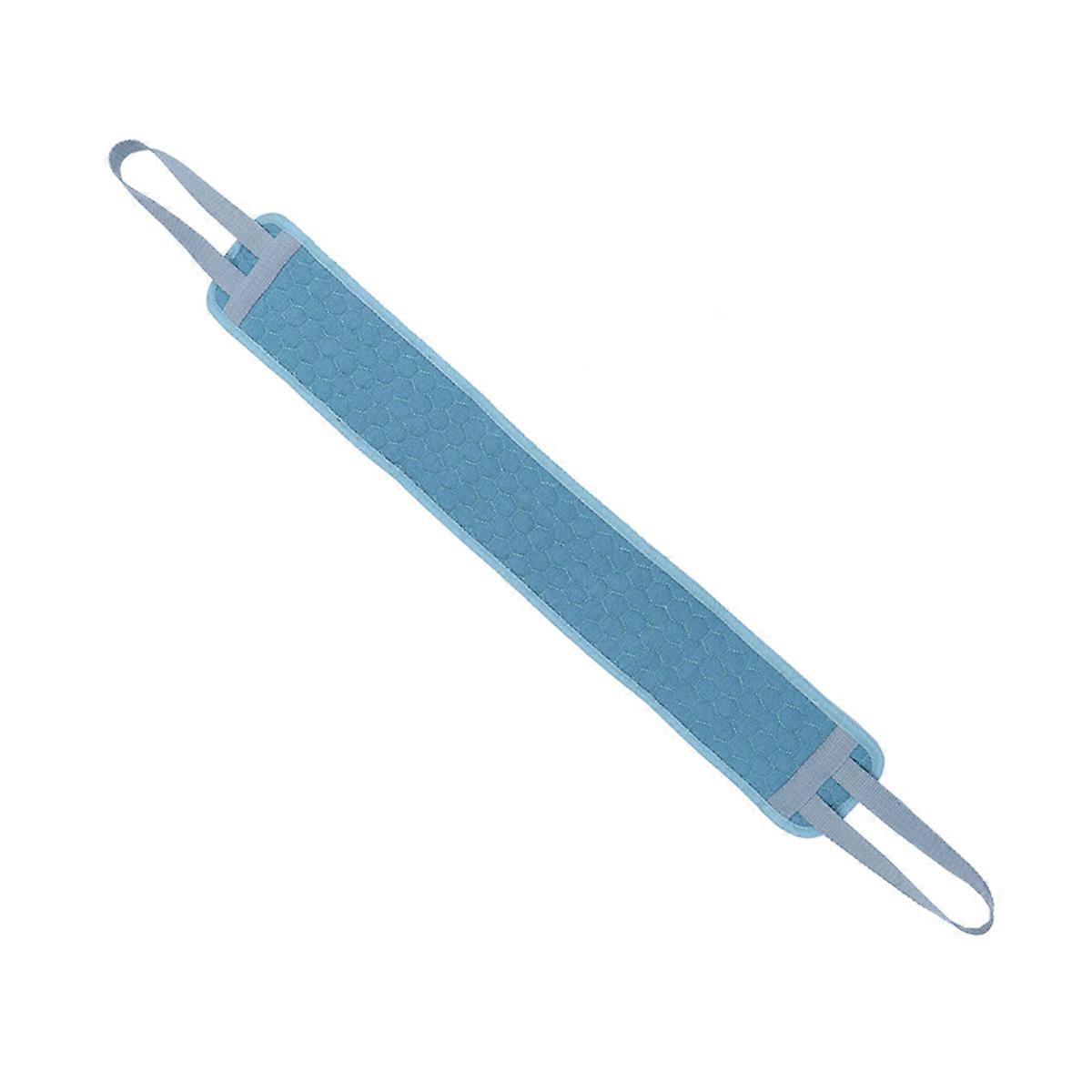 Exfoliating Shower Back Towel Skin Cleaning Tool Portable Back Rubbing Towel Blue For General Users 1Pack