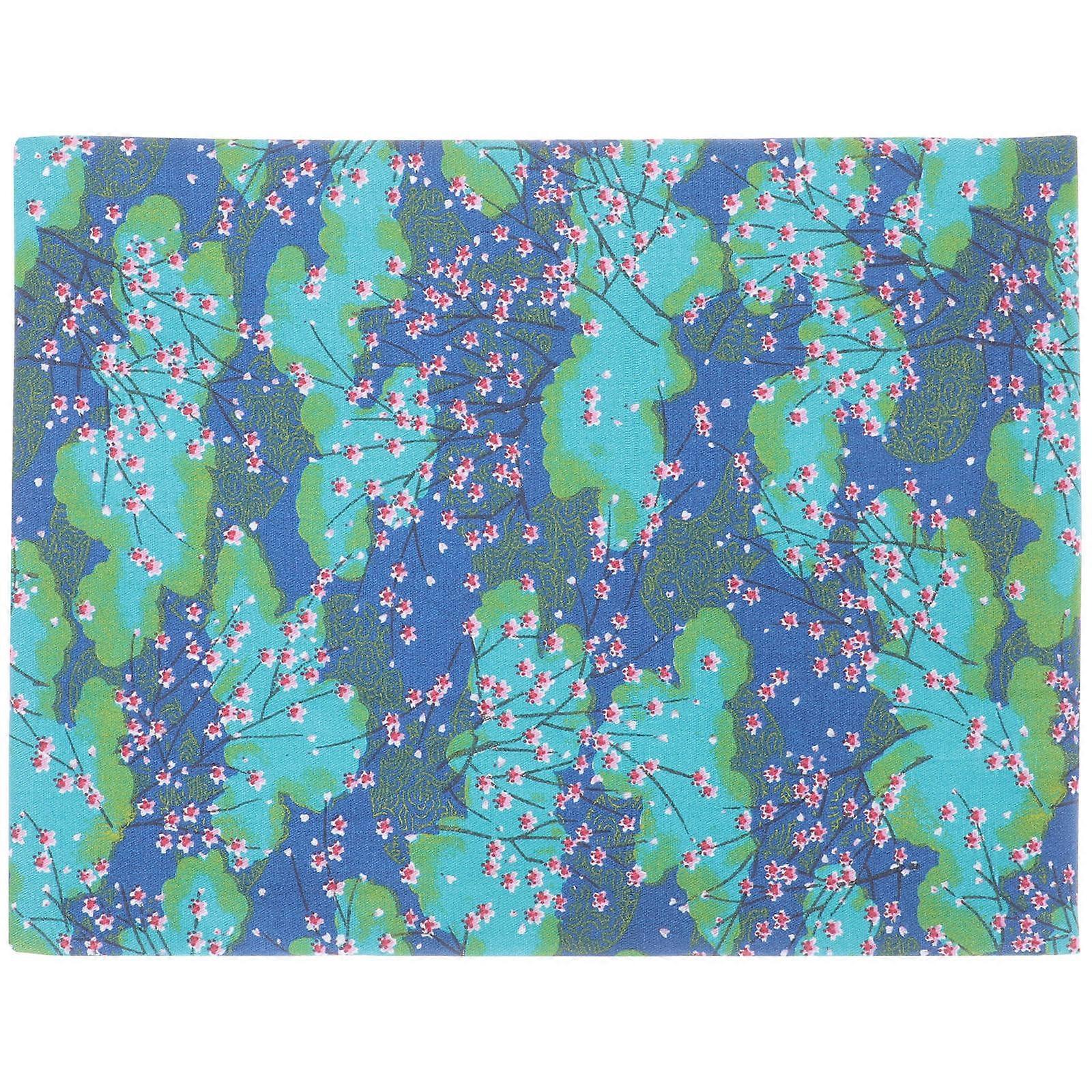 Japanese Type Packing Cloth For Gift Wrapping And Lunch Box Use In Green Color 70x70cm 1Pack
