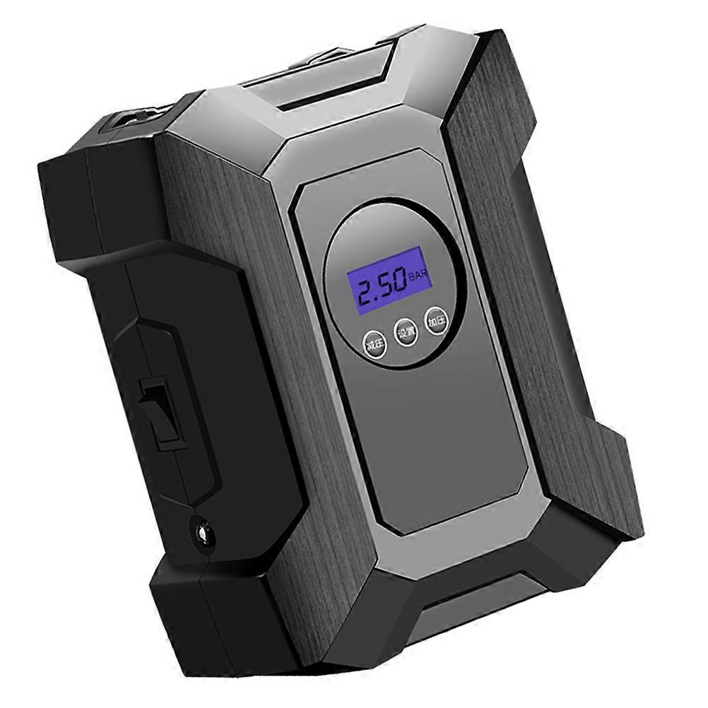 Pump For Tires Portable Air Compressor 12V Digital Tire Inflator Emergency Situations Black Light 1 Set