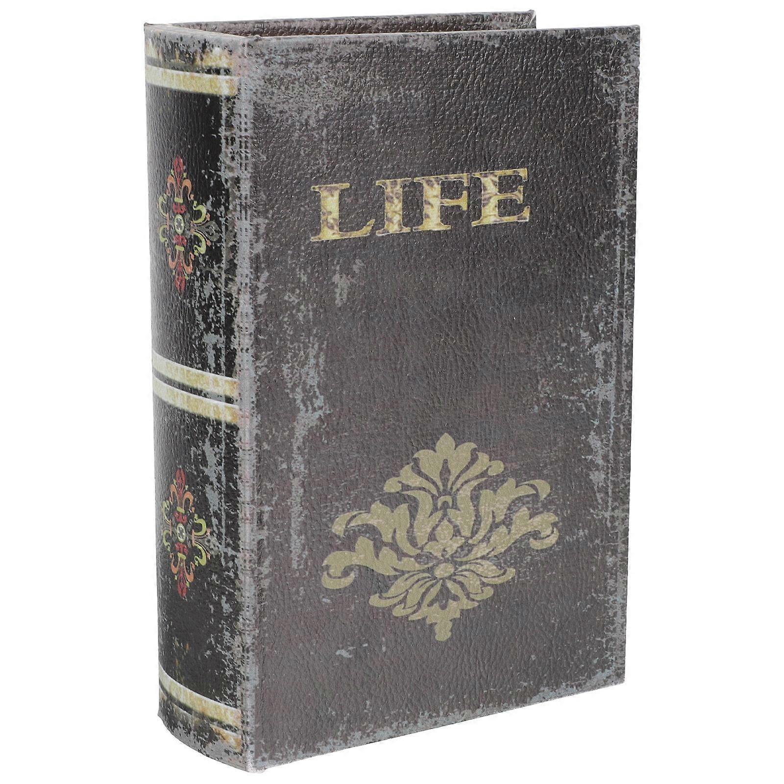 Black Wood Bible Box for Storage Durable Lightweight Portable Small Gifts Candy Container 7.5 x 5.5 x 2.5 Inches