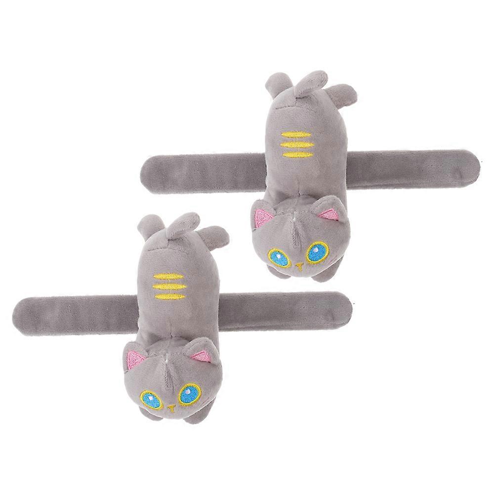 Cute Cat Slap Bracelets Adorable Animal Wristbands for Birthdays, Festivals, and Party Use Comfortable & Easy to Wear
