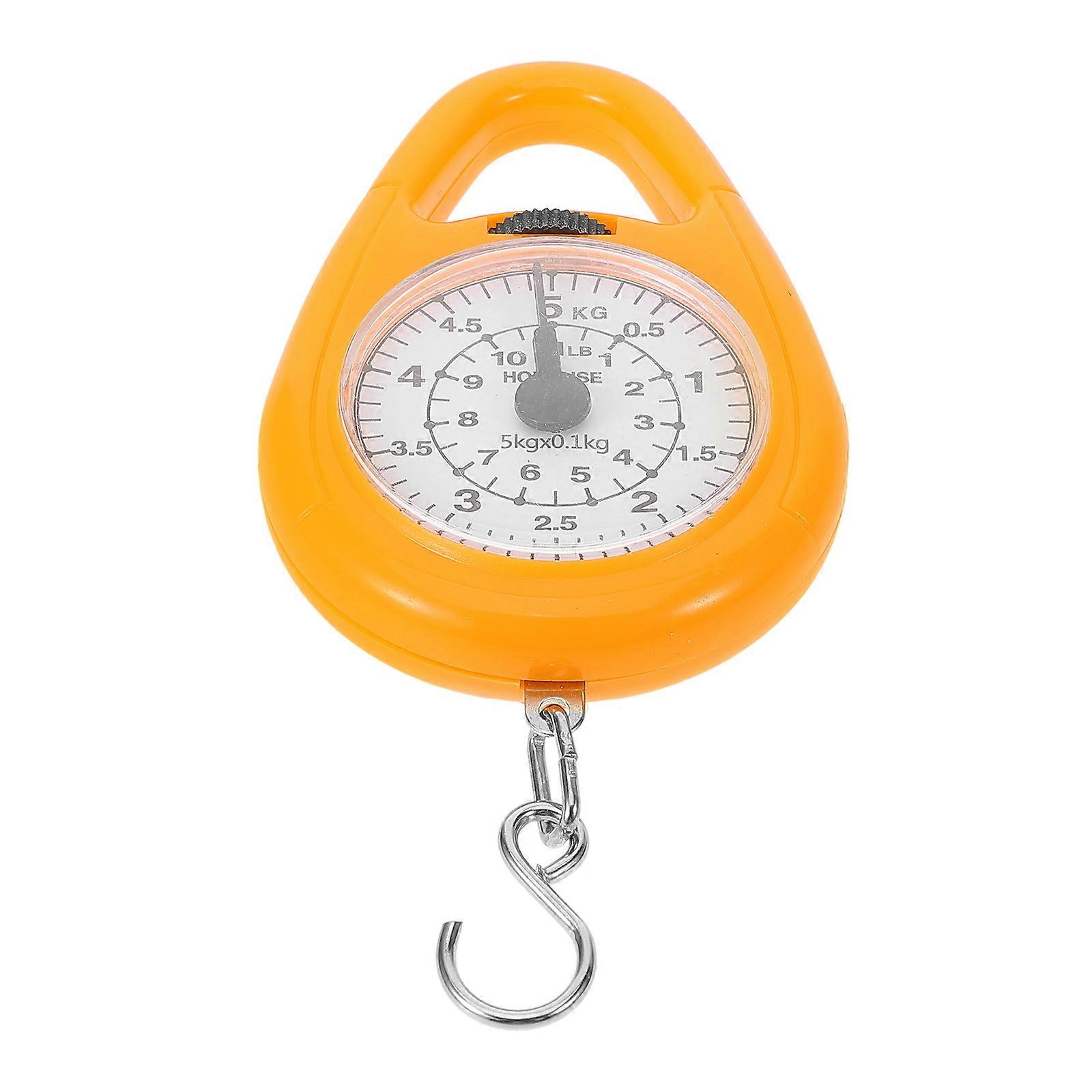 Lightweight Portable Mechanical Hanging Scale for Luggage and Small Items, Compact Weighing Tool with Hook for Travel