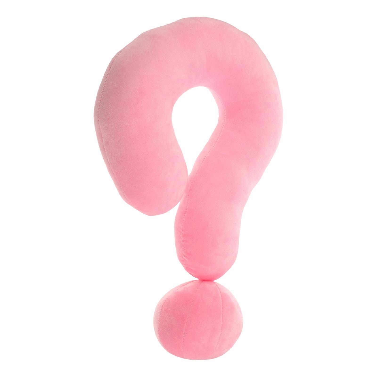 Cute Question Mark Shape Throw For Office And Home Decoration Soft Material 1Pcs