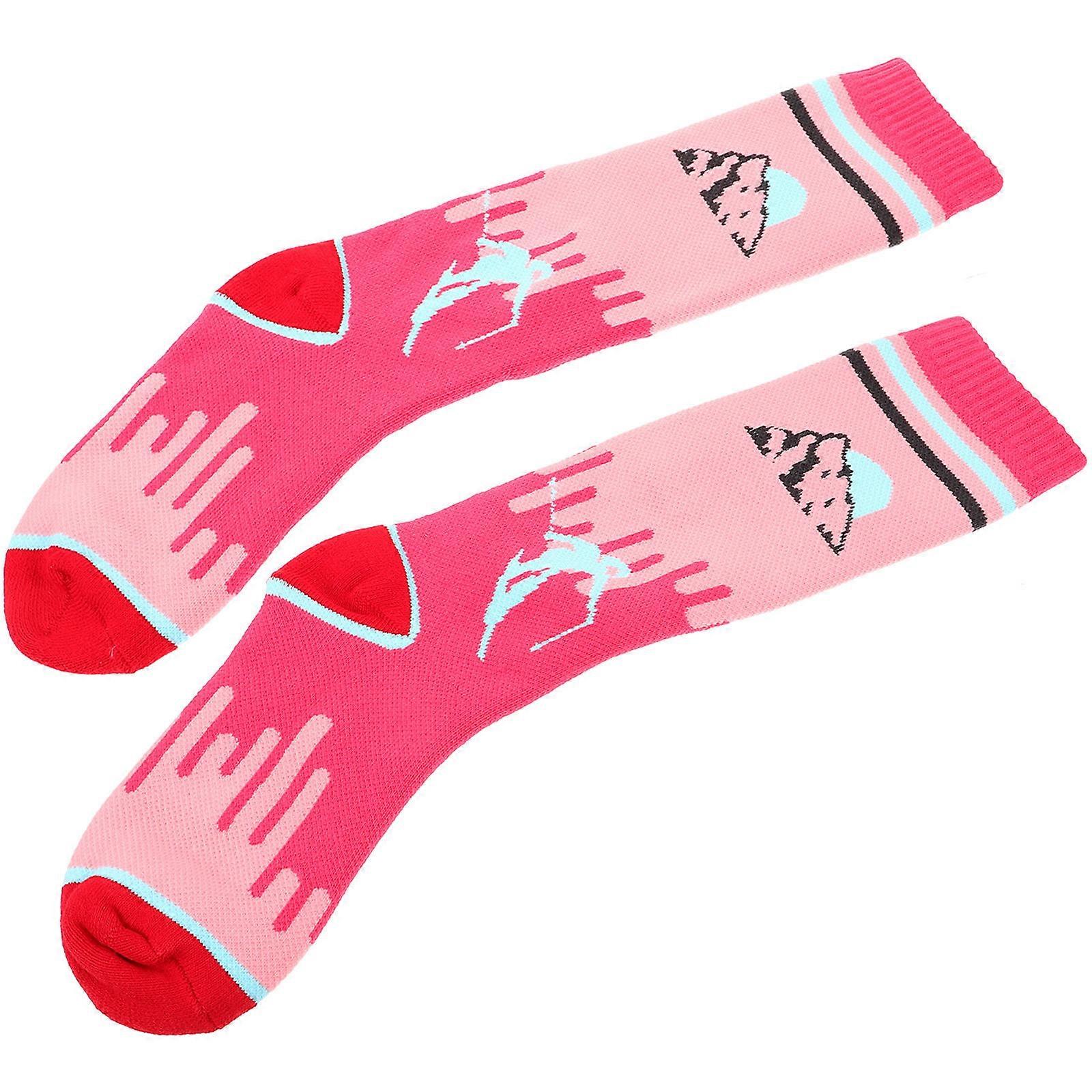 1 Pair Of Fitness Stockings Ideal For Running Camping And Skiing Made Of Durable Cotton With Anti-friction Design