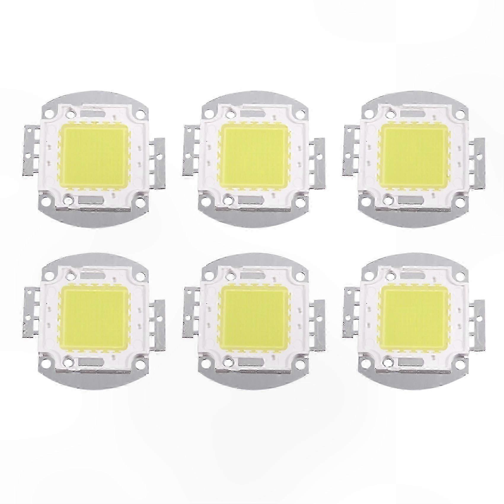 High-Power 100W LED Spotlight Bulb with 6 Chips, 7500LM Bright White Light for DIY Projects