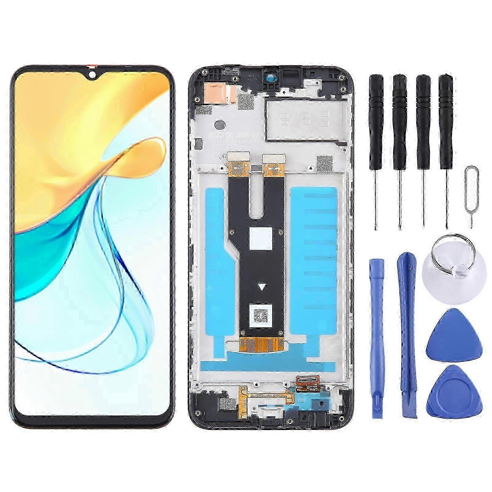 For ZTE Blade V50 Design 4G LCD Screen Digitizer Full Assembly with Frame (Black) 2025