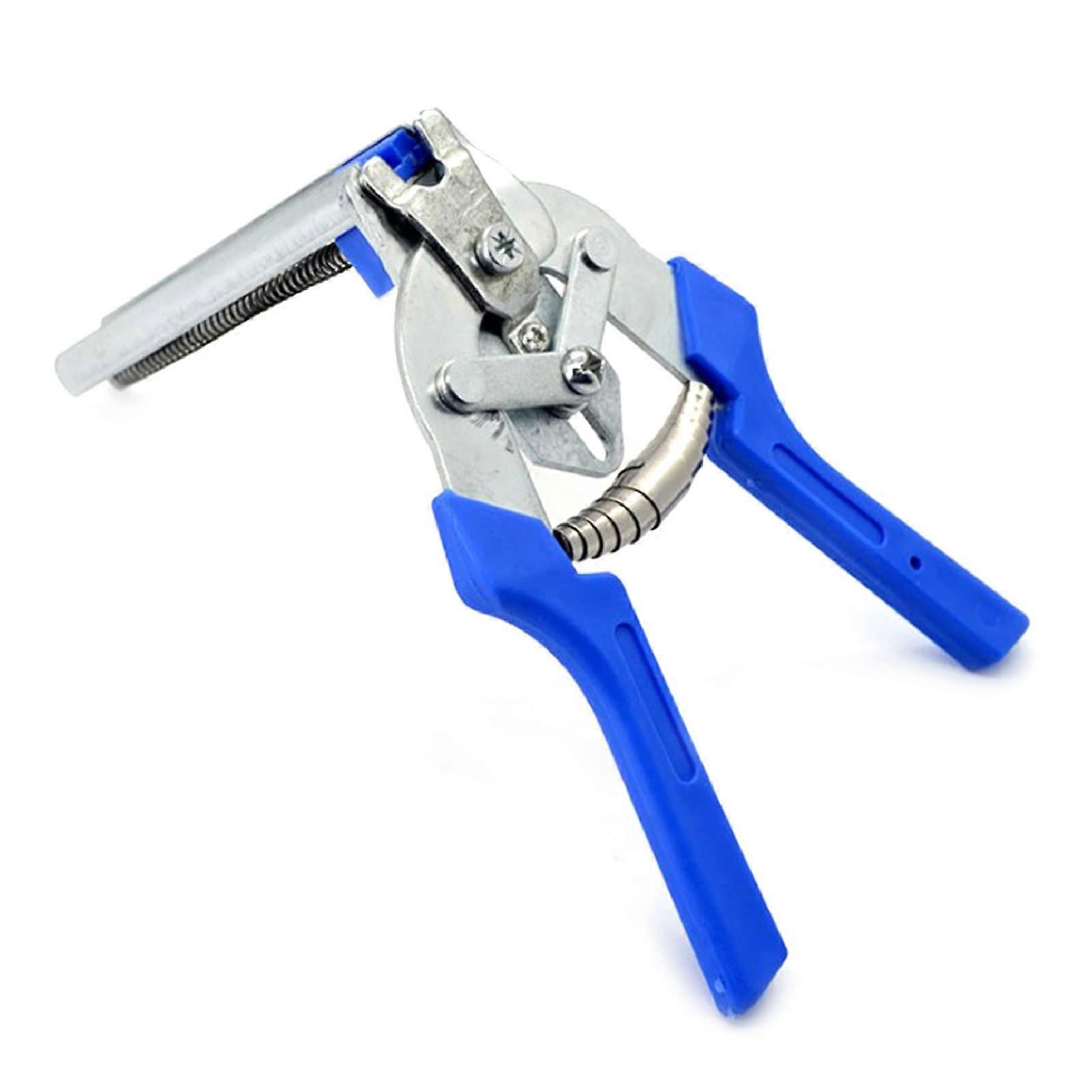 Type M Nail Ring Pliers with Steel Spring, Semi-Automatic Hog Ring Tool for Animal Cages Assembly