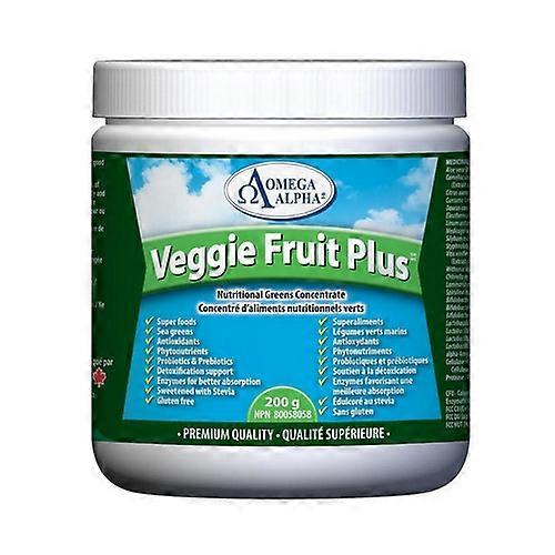 OmegaAlpha Veggie Fruit Plus, 200 Grams