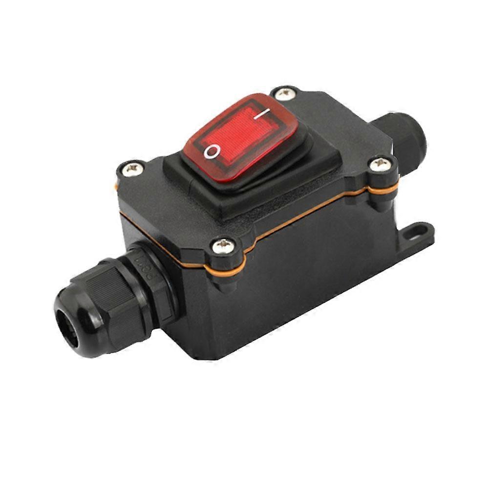 Inline-Stromkabel, Marine-Wippschalter, Ein/Aus, Wasserdicht