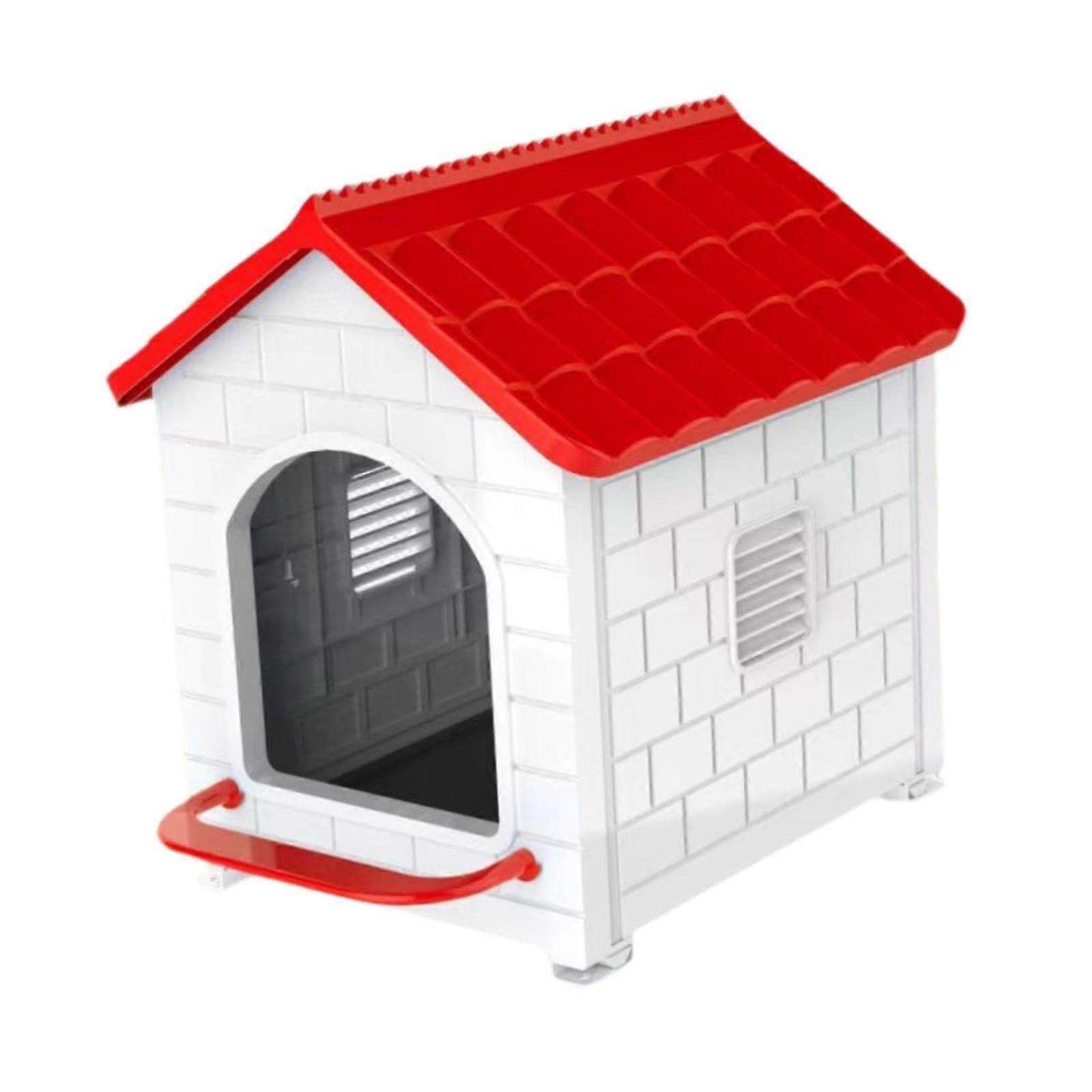 Chicken Nesting Box for House Farm Poultry Red Without Mat