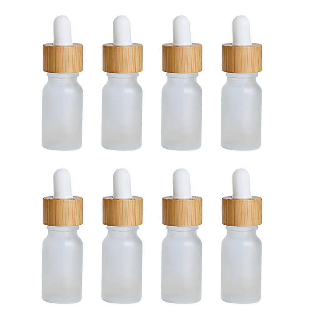 Essential Oil Container Set 8pcs 15ml Glass Dropper Bottles for Aromatherapy and DIY Essential Oils