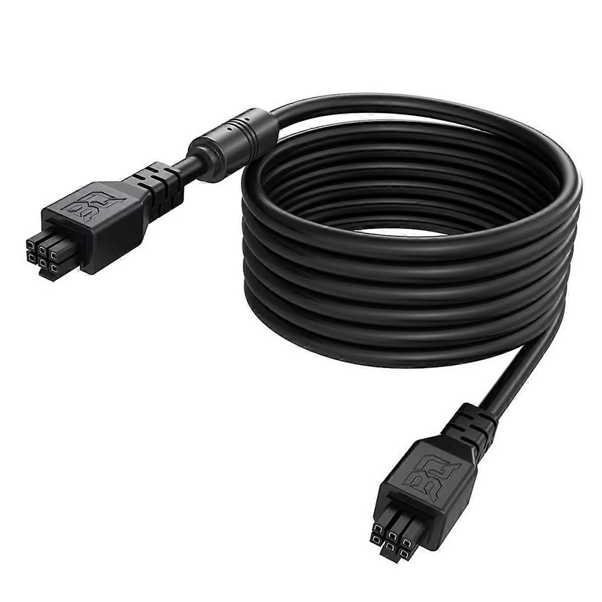 Upgrades 6 Pins Male to Male Panda Cable with Magnetic Ring for P1P P1S X1C H2D A1 A1 Mini,2000mm