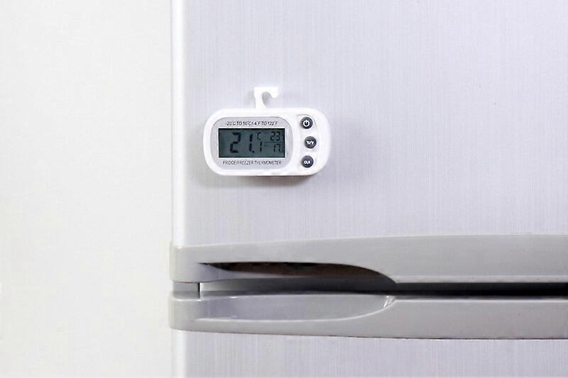 Refrigerator and freezer thermometer, 3 pieces, foldable hook for multi-scene use