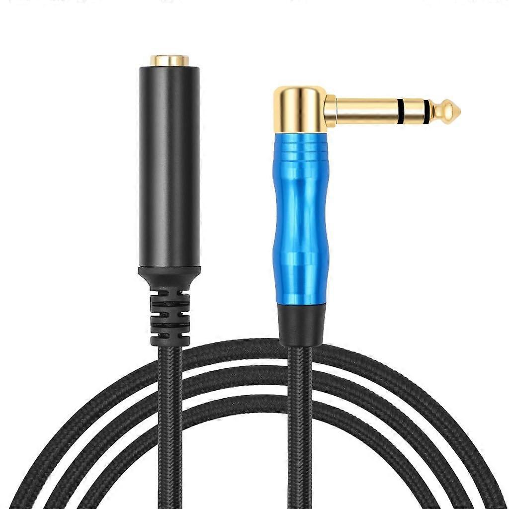6.35mm Stereo Auditory Extension Cord with Metal Connectors for Musical Instruments Headphones Ref: 1800