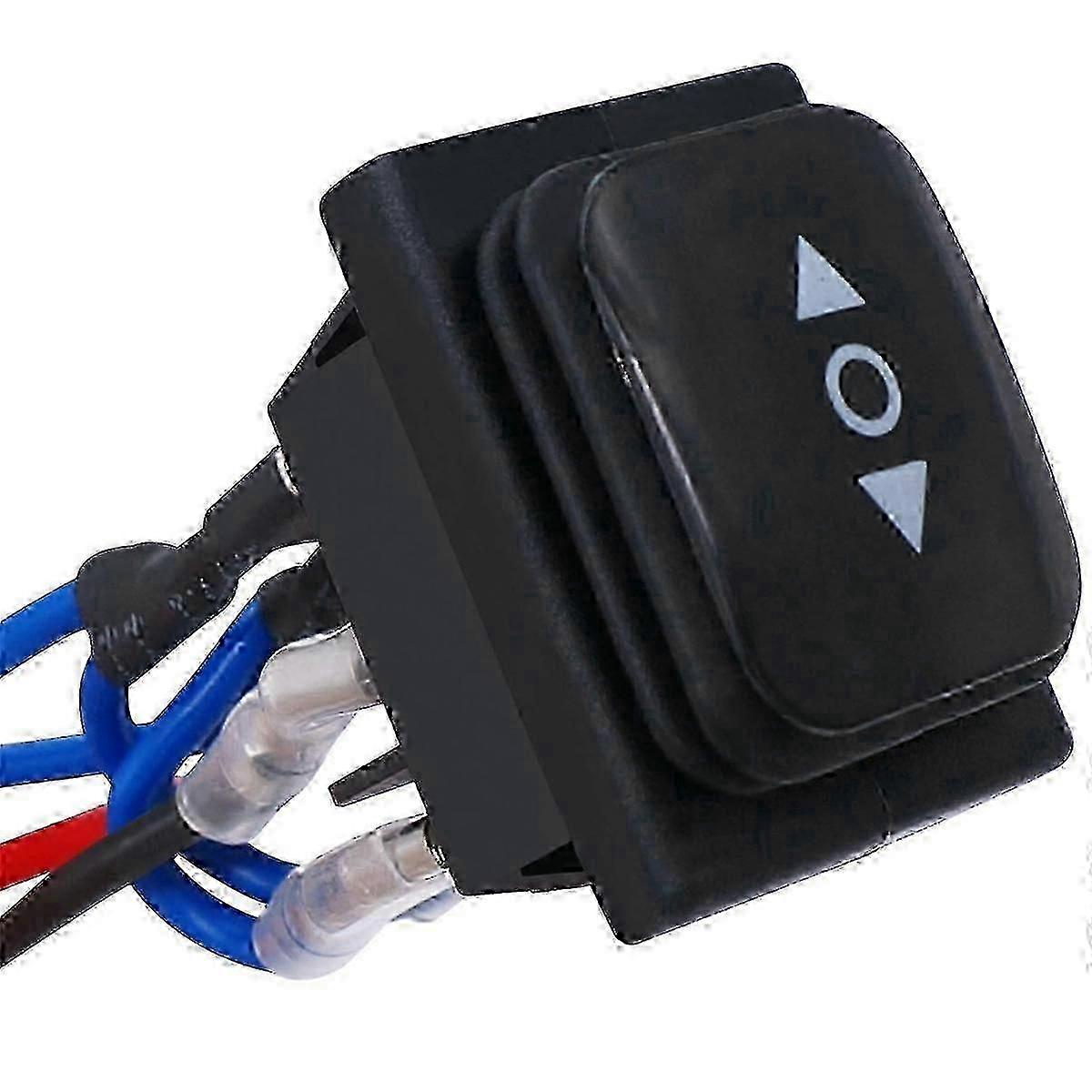 6 Pin 3 Position Rocker Toggle Switch - Waterproof Control for Motor Actuator, Momentary Polarity Reversal Function