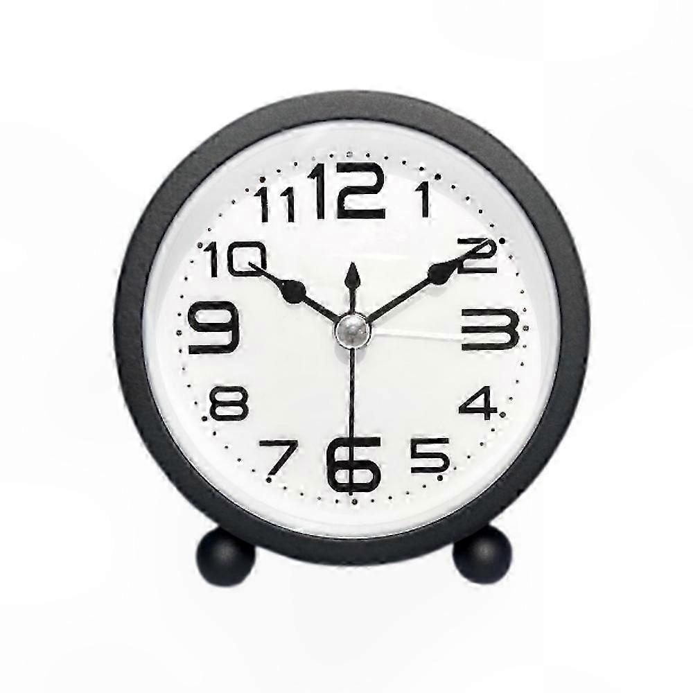 Large Display Silent Alarm Clock for Bedroom Use Non-Ticking Design Modern Table Clock for Nightstand or Office Desk