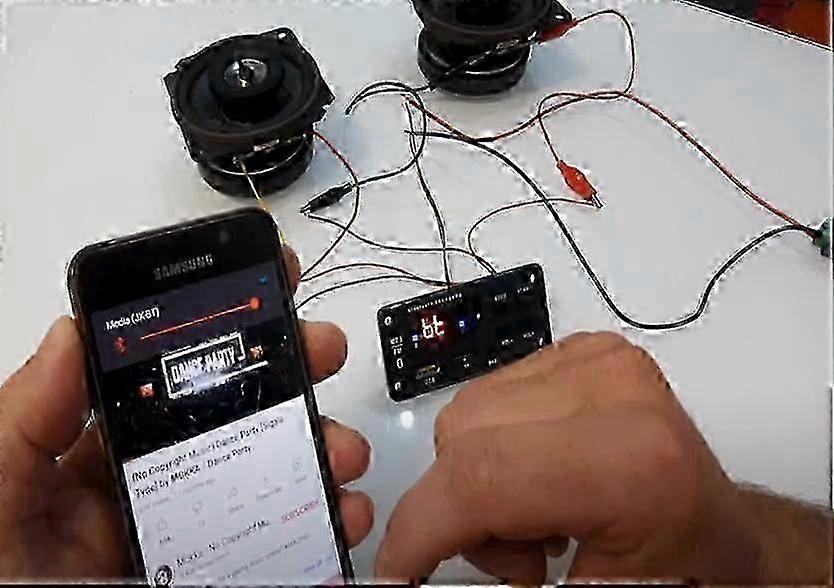 2*25W Amplifier Bluetooth 50 MP3 Player Decoder Board with Remote C...