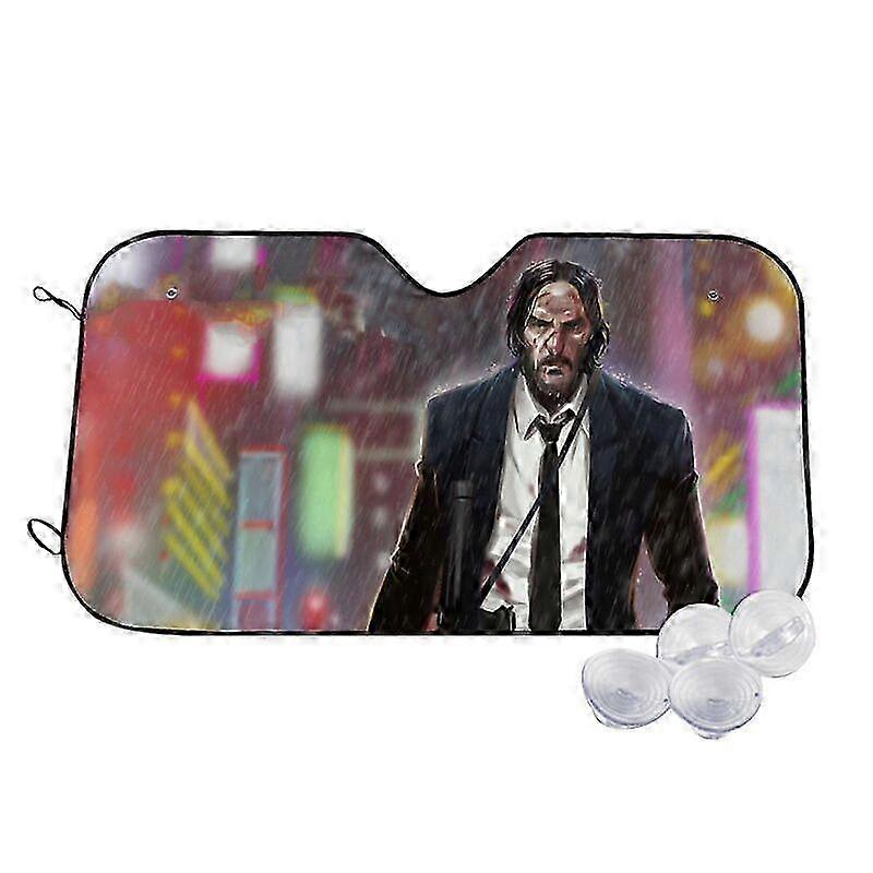 John Wick Driving Car Auto Sunshades